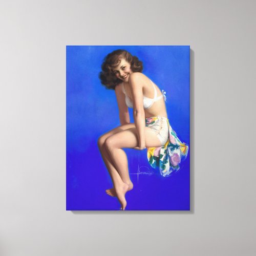 Twinkle Toes Pin Up Art Canvas Print