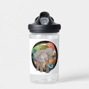 TWINKLE-TOES SAFARI elephant- kids water bottle