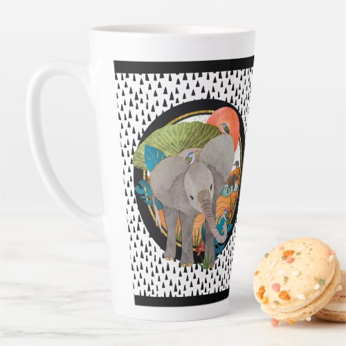 TWINKLE_TOES SAFARI elephant  latte mugs