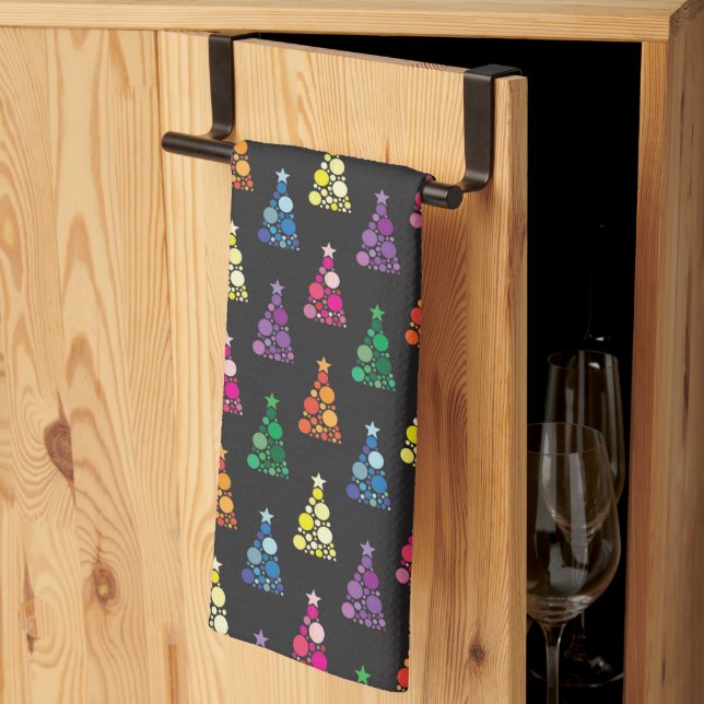 Twinkle Trees Kitchen Towel (Thirds Fold)