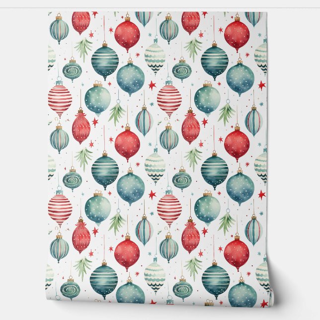 Twinkle Treetop Treasures Christmas Wallpaper (Unrolling)