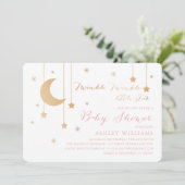 Twinkle Twinkle Baby Shower Invitation (Standing Front)