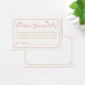 Twinkle Twinkle Baby Shower Mommy's Belly Card (Desk)
