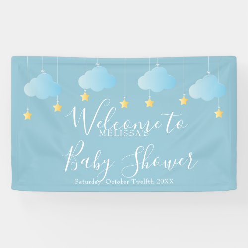 Twinkle Twinkle Baby Shower  Sprinkle Welcome Banner