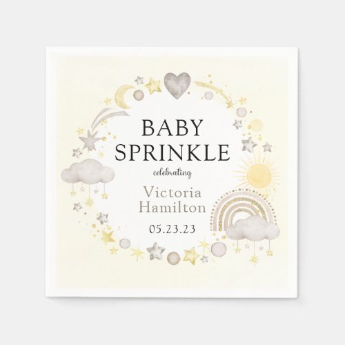Twinkle Twinkle Baby Sprinkle Napkins