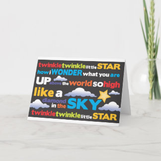 Twinkle Twinkle Card