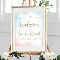 Twinkle Twinkle Gender Reveal Welcome Sign