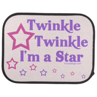Twinkle Twinkle I'm a Star Car Floor Mat