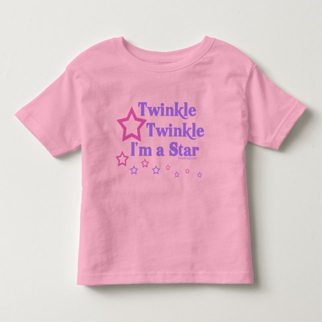 Twinkle Twinkle I'm a Star Toddler T-shirt (Front)