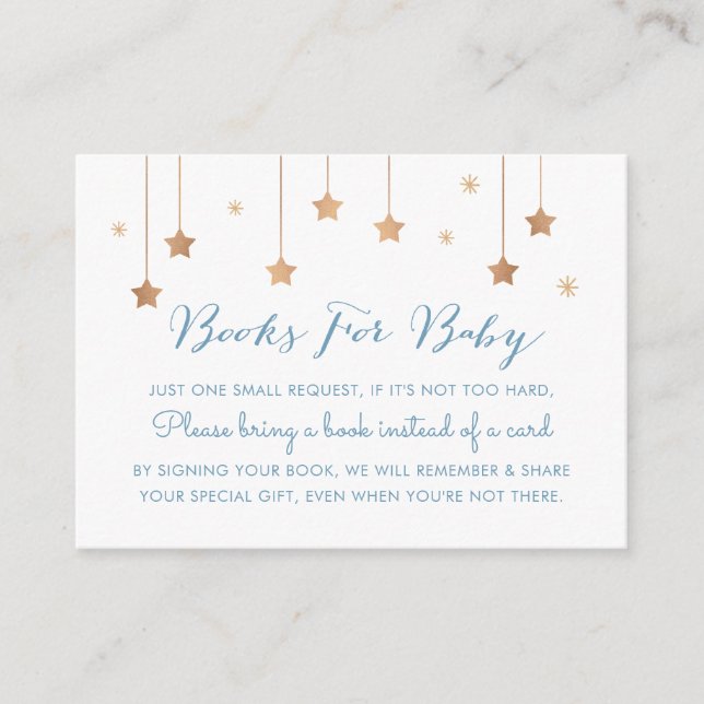 Twinkle Twinkle, invitation insert (Front)