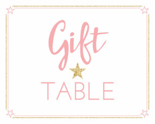 Baby Shower Table Signs Zazzle