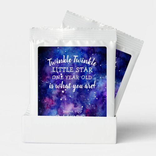 Twinkle Twinkle Little Star 1st Birthday Galaxy Ho Hot Chocolate Drink Mix