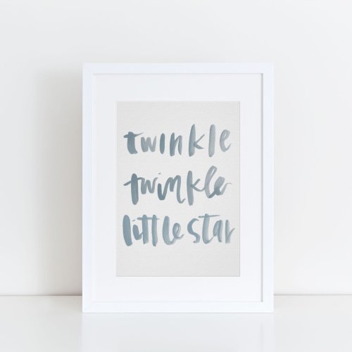 Twinkle Twinkle Little Star Art Print