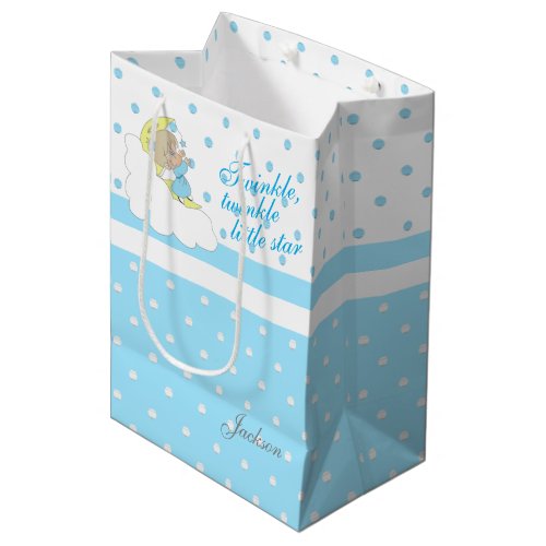 Twinkle Twinkle Little Star _ Baby Blue Medium Gift Bag