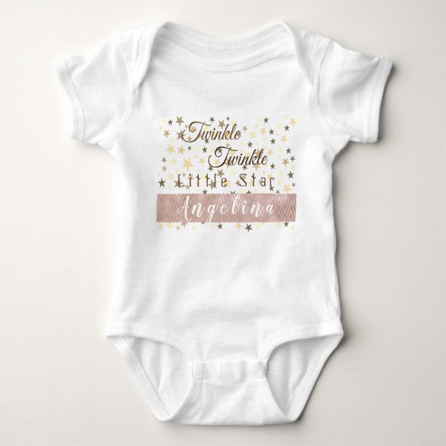 Twinkle Twinkle Little Star Baby Bodysuit (Front)