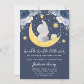 Twinkle Twinkle Little Star Baby Boy Baby Shower Invitation (Front)