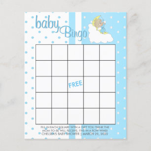 Twinkle, Twinkle Little Star - Baby Boy - Bingo Flyer