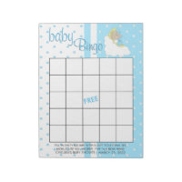 Twinkle, Twinkle Little Star -  Baby Boy - Bingo Notepad