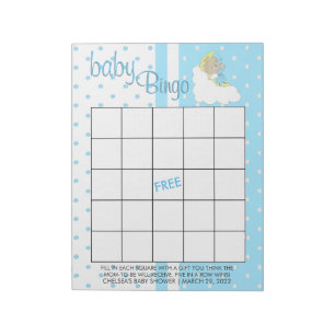Twinkle, Twinkle Little Star - Baby Boy - Bingo Notepad