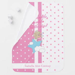 Twinkle, Twinkle Little Star - Baby Girl Blanket
