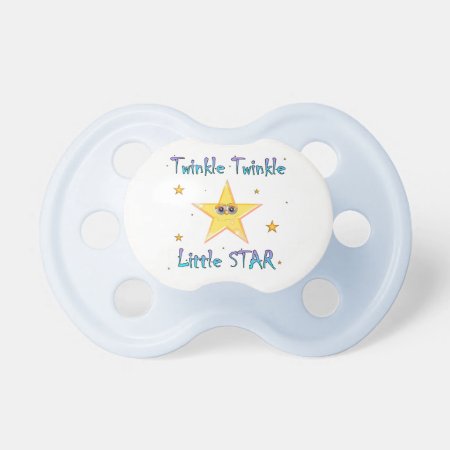 Twinkle Twinkle Little Star Baby Pacifier