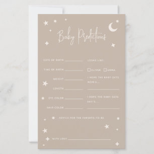 Twinkle Twinkle Little Star Baby Predictions Game