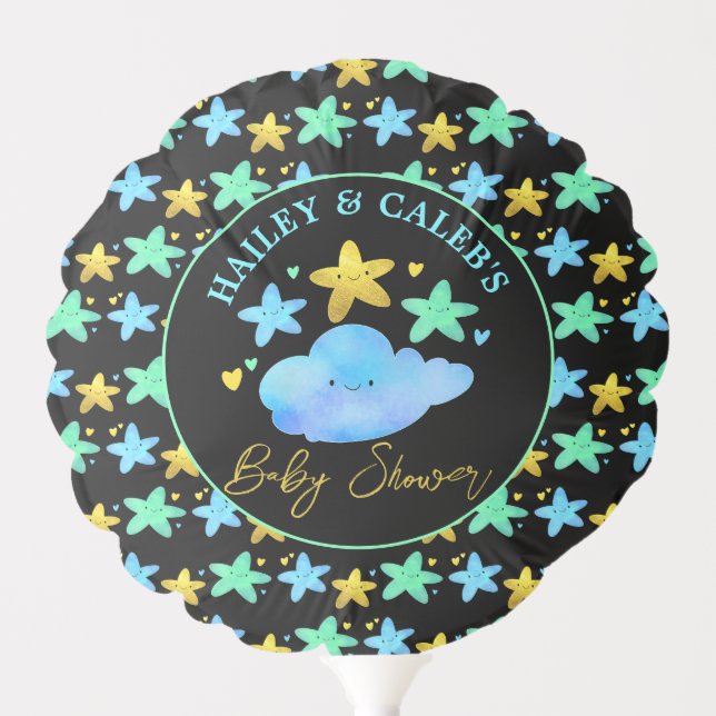 Twinkle Twinkle Little Star Baby Shower Balloon (Front)