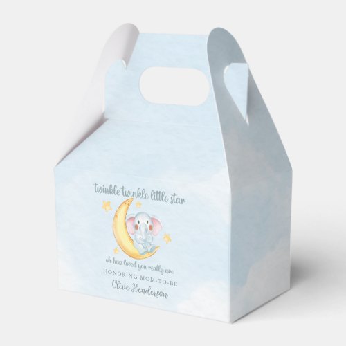 Twinkle twinkle little star baby shower favor boxes