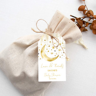 Twinkle twinkle little star baby shower favor gift tags