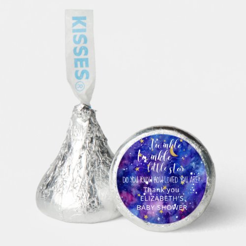 Twinkle Twinkle Little Star Baby Shower Galaxy  Hersheys Kisses