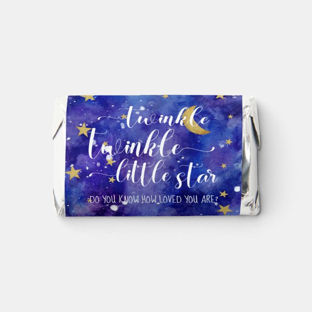 Twinkle Twinkle Little Star Baby Shower Galaxy   Hershey's Miniatures (Front)