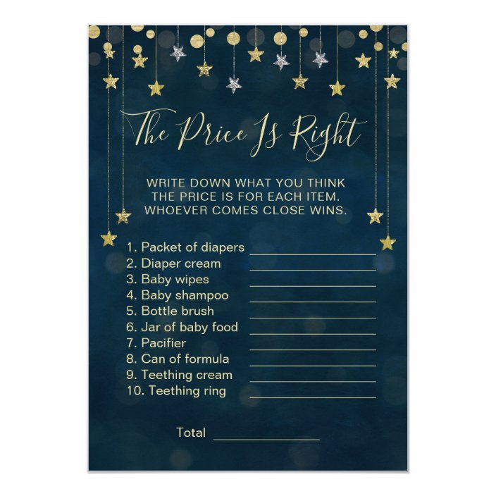 twinkle twinkle little star baby shower games