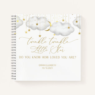 Twinkle Twinkle Little Star Baby Shower Guest Book