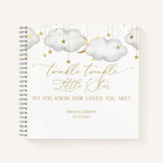 Twinkle Twinkle Little Star Baby Shower Guest Book