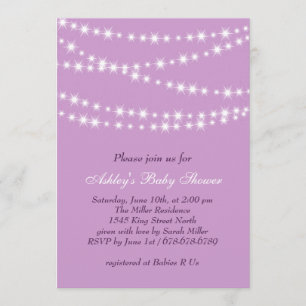 Twinkle Twinkle Little Star Baby Shower Invitation
