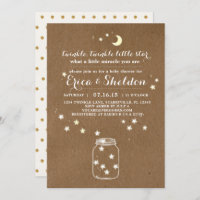 Twinkle Twinkle Little Star Baby Shower Invitation