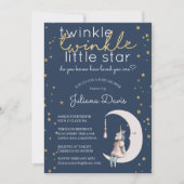Twinkle Twinkle Little Star Baby Shower Invitation (Front)