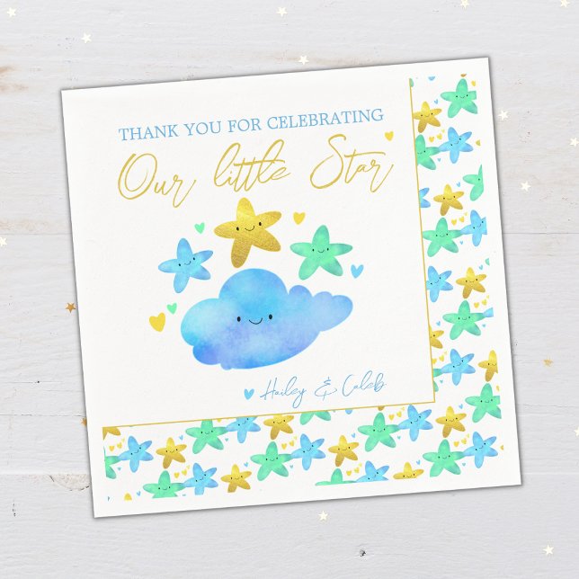 Twinkle Twinkle Little Star Baby Shower Napkins (Creator Uploaded)