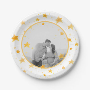Twinkle Twinkle Little Star Baby Shower Paper Plates