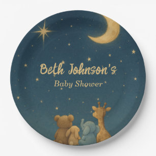 Twinkle Twinkle Little Star Baby Shower Paper Plates