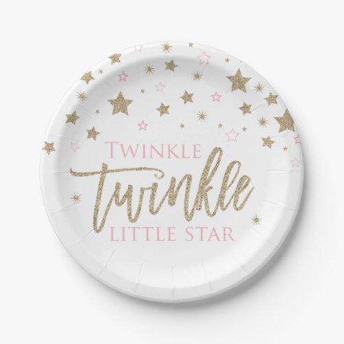 Twinkle Twinkle Little Star Baby Shower Plates