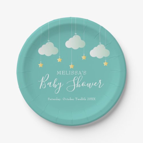 Twinkle Twinkle Little Star Baby Shower  Sprinkle Paper Plates