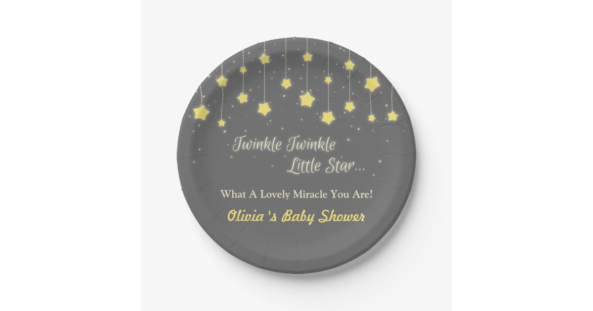 Twinkle Twinkle Little Star Baby Shower Supplies Paper