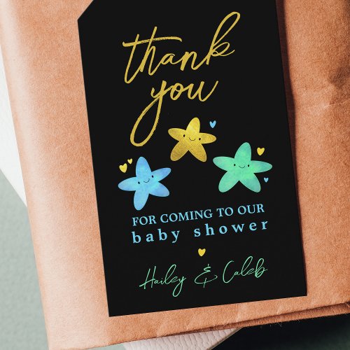 Twinkle Twinkle Little Star Baby Shower Thank You  Gift Tags