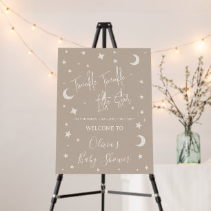 Twinkle Twinkle Little Star Baby Shower Welcome Foam Board