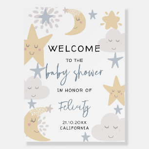 Twinkle Twinkle Little Star Baby Shower Welcome Foam Board
