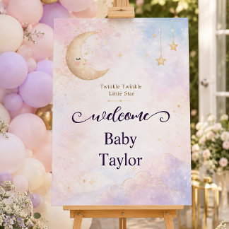 Twinkle Twinkle Little Star Baby Shower Welcome Si Foam Board