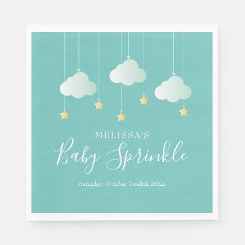 Twinkle Twinkle Little Star Baby Sprinkle  Shower Napkins