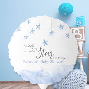 Twinkle Twinkle Little Star Blue Boy Baby Shower Balloon