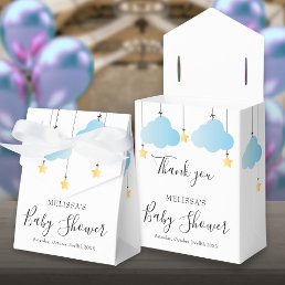 Twinkle Twinkle Little Star Blue Boy Baby Shower Favor Boxes